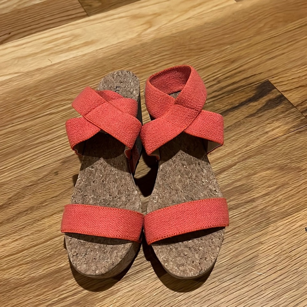 Size 7 Orange Lucky Brand Shoe